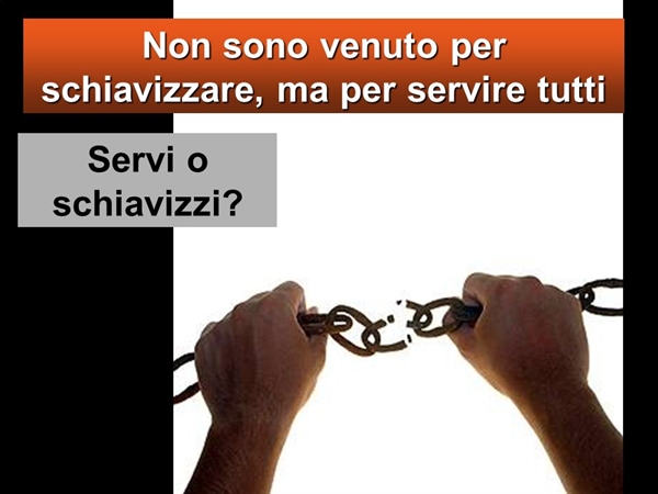 Vangelo della Domenica: “…chi vuol essere il primo tra voi sarà schiavo di tutti.”